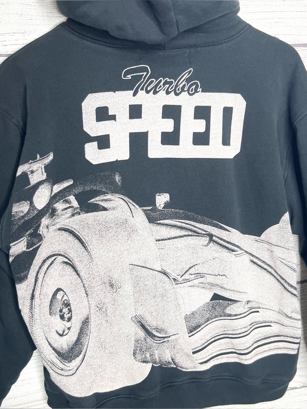 Formula 1 x PacSun Black & White F1 Racing Speed Hoodie Men’s Size Small